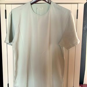 BYLT DESIGNER MENS TEE SHIRT, DROP CUT STYLE, LUX BLEND FABRIC, SHORT SLEEVE